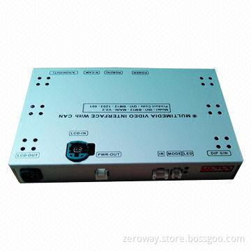 Car interface video for BMW 1/3/5/7, with GPS/rearview camera, from 2013-2014